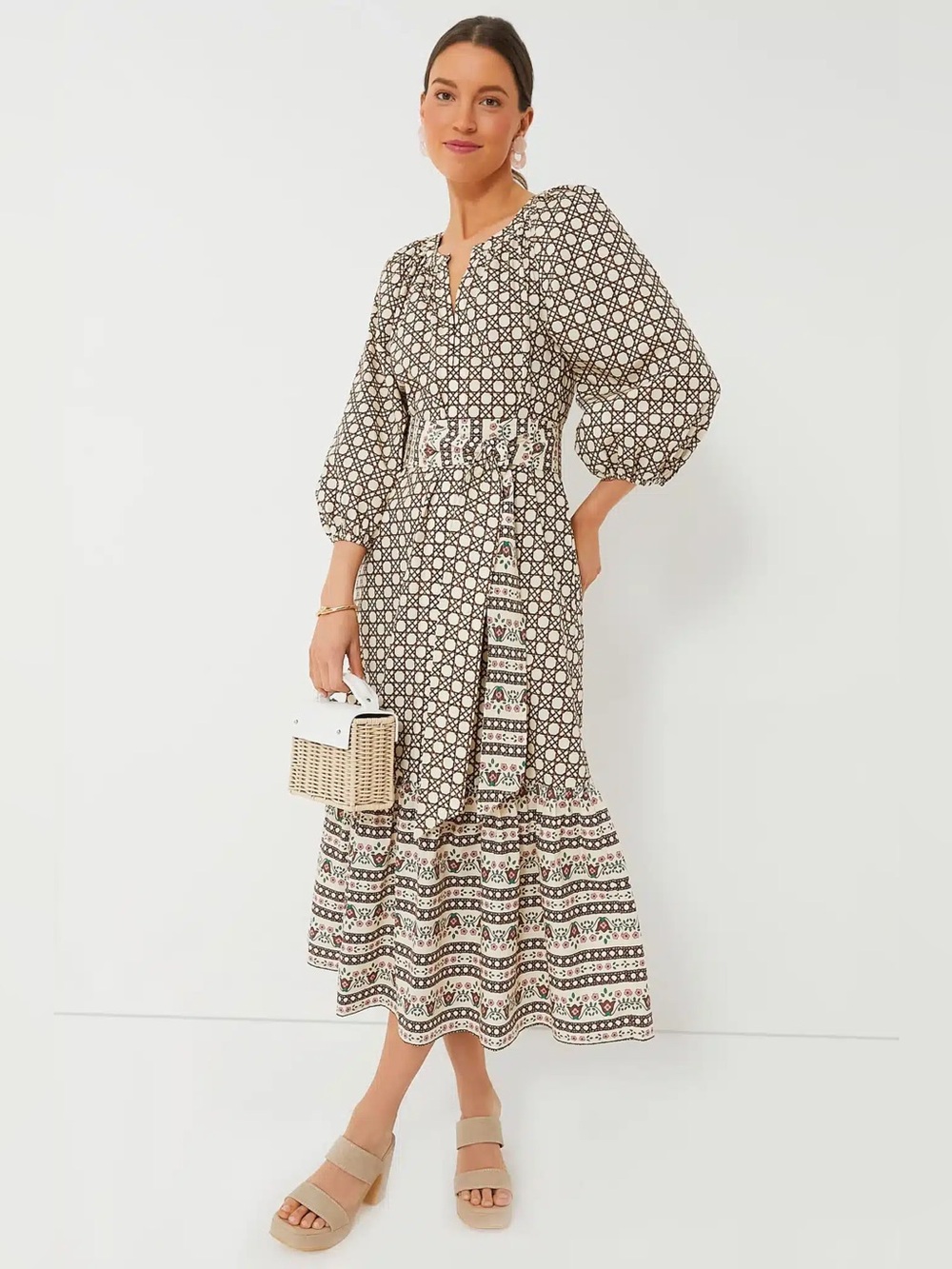 TUCKERNUCK Birch Cane Border Lyles Dress NWOT - Picture 10 of 10